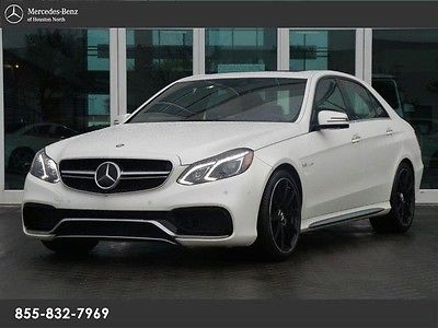 2014 Mercedes-Benz E-Class 4Matic Sedan 4-Door E63 S AMG, MB CERTIFIED PRE-OWNED, CASHMERE WHITE MATTE!! 1 OWNER!!