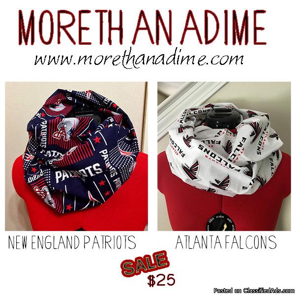 Patriots and Falcons Scarfs