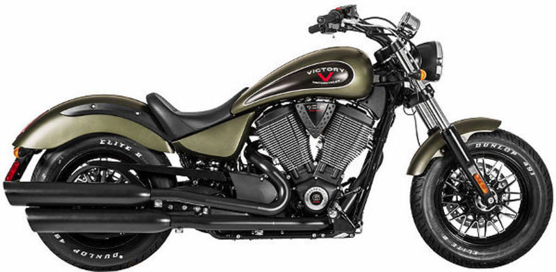 2017 Victory Gunner Suede Green Metallic