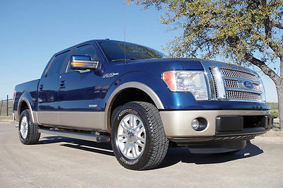 2012 Ford F-150 Lariat Crew Cab Pickup 4-Door 2012 Ford F150 Crew Cab Lariat, 1-Owner, Turbocharged V6, Leather, More!