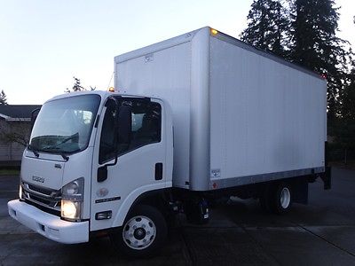 2016 Isuzu NPR  2016 Isuzu NPR BOX TRUCK LIFT GATE  DIESEL ENGINE 16 ft BOX