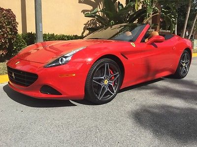 2016 Ferrari California California T with Only 950 Miles 2016 Ferrari California T Only 950 Miles DEAD NEW Save $30,000 from New Red/Tan