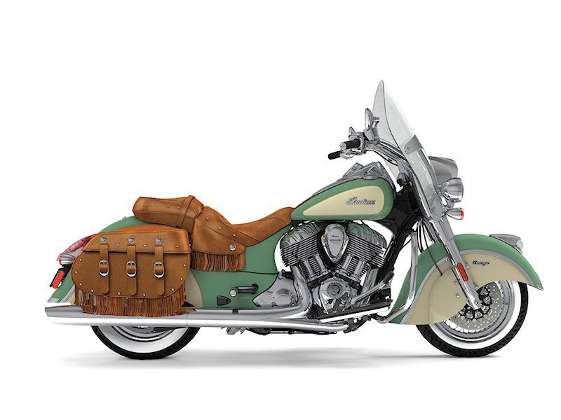 2017 Indian Chief Vintage Willow Green / Ivory Cream