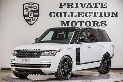 2014 Land Rover Range Rover Supercharged Sport Utility 4-Door 2014 Range Rover Supercharged 1 Owner Clean Carfax Low Miles Well Kept