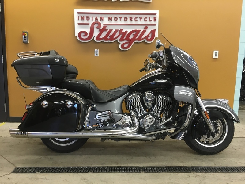 2016 Indian Roadmaster Steel Gray and Thunder Black