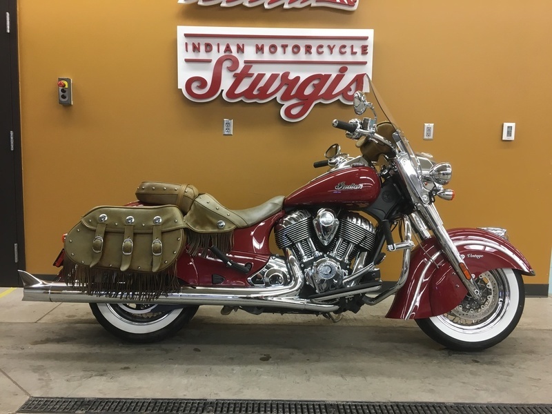 2014 Indian Chief Vintage Indian Motorcycle Red