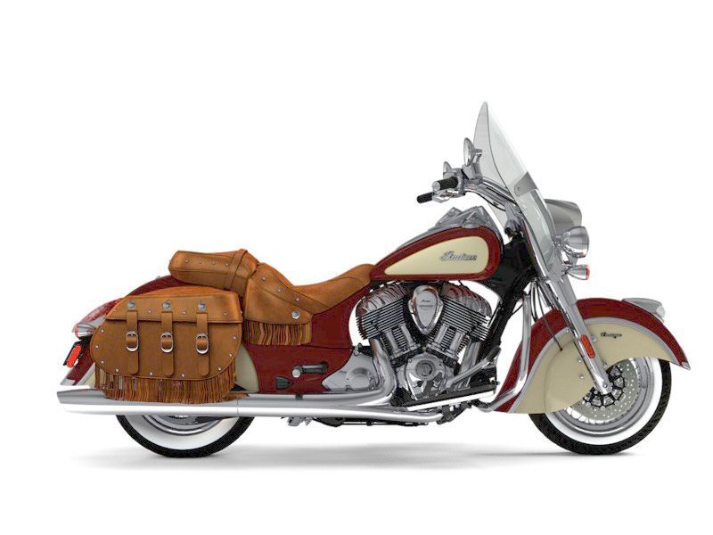 2017 Indian Chief Vintage Indian Motorcycle Red / Ivory Cream
