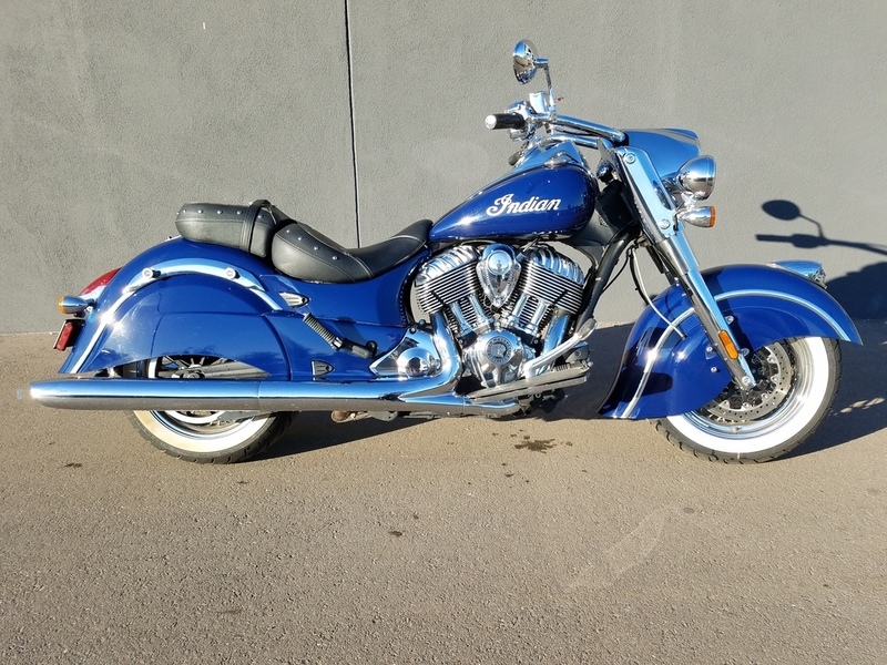 2014 Indian Chief Classic Springfield Blue