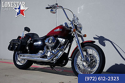 Harley-Davidson Dyna Glide 7500 miles!  2007 Burgundy Super Glide Custom!