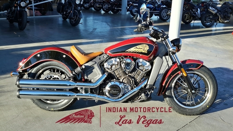 2017 Indian Scout ABS Indian Motorcycle Red Over Thu