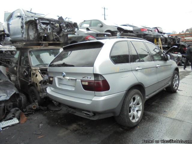 Parting out - 2000 BMW X5 - Silver - Parts - Stock 17018, 1