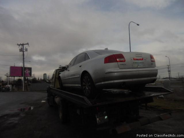 Parting out - 2004 Audi A8 - Silver - Parts - Stock 17019, 1