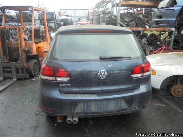 Parting out - 2011 VW Golf - Parts - Stock 12114, 2