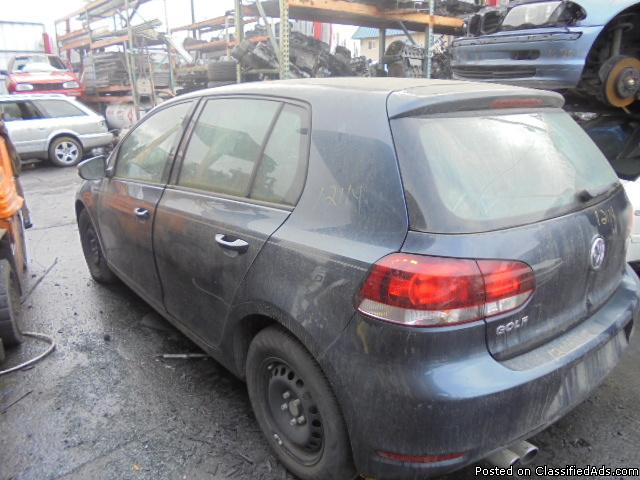 Parting out - 2011 VW Golf - Parts - Stock 12114, 1