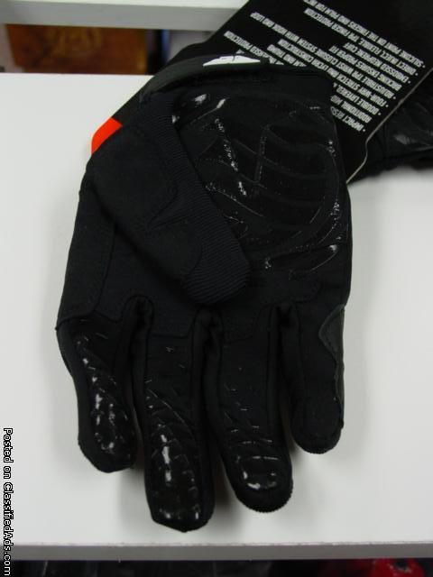 New Fly Black Hard Knuckle Armored Offroad Enduro Motorcycle Glove Large, 1