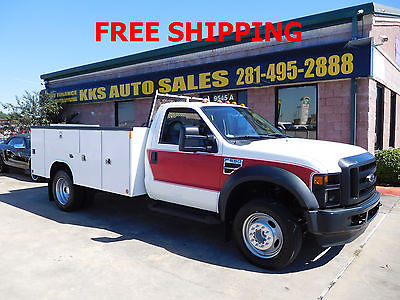 2009 Ford F-550  2009 FORD F-550 SUPER DUTY  11 FEET UTILITY SERVICE TRUCK WITH TOMMY LIFT GATE