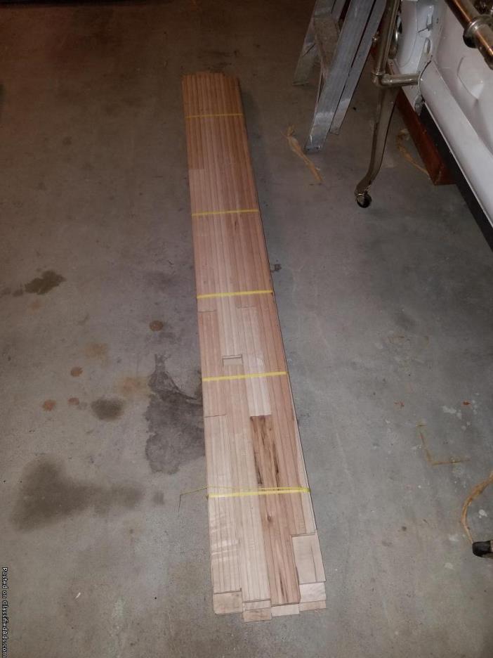 20 sq. ft. new, unfinished solid-wood maple flooring