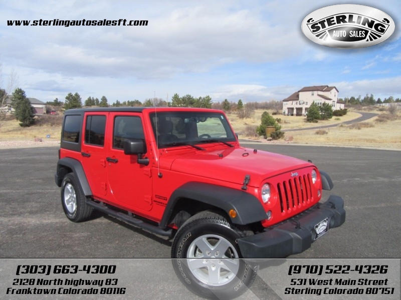 2015 Jeep Wrangler Unlimited 4WD 4dr Sport