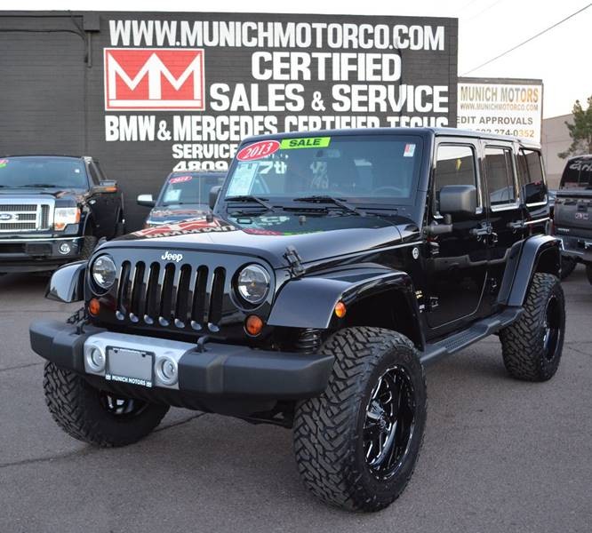 2013 Jeep Wrangler Unlimited Sahara 4x4 4dr SUV