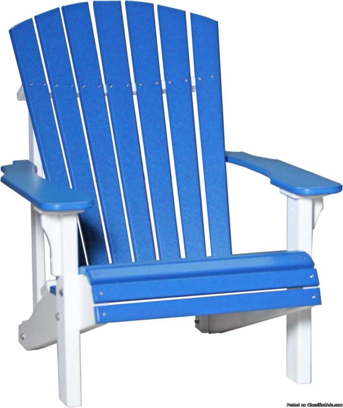 Poly Deluxe Adirondack Chair, 0