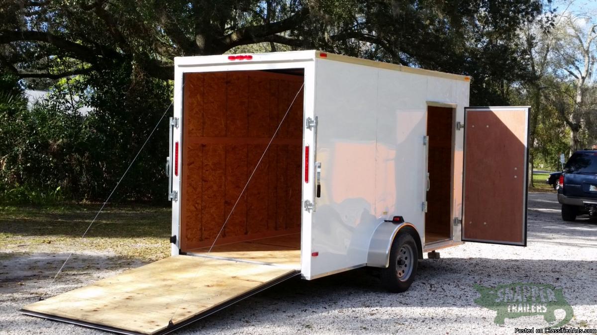 Motorcycle Trailer for SALE! 6ft.x 12 New Enclosed Trailer