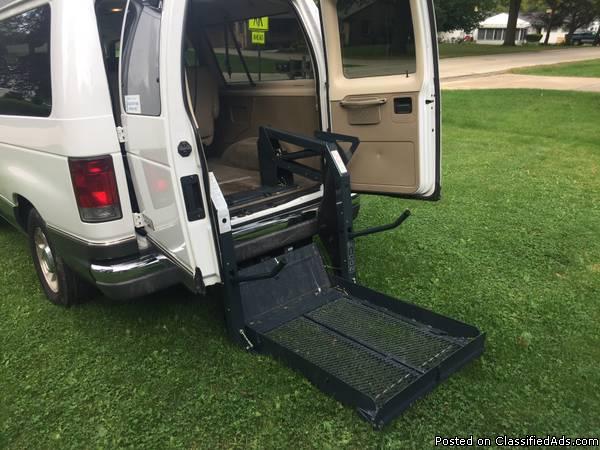Ford wheelchair Ricon lift  --- full sized Econoline window van