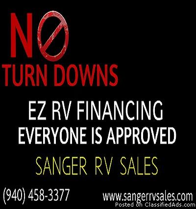 RV credit financing approved in house