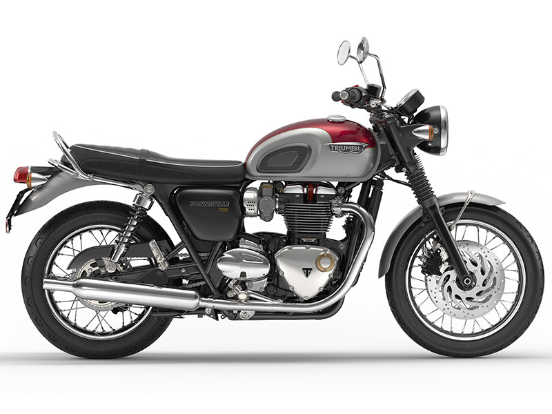 2017 Triumph Bonneville T120 Cranberry Red/Aluminium