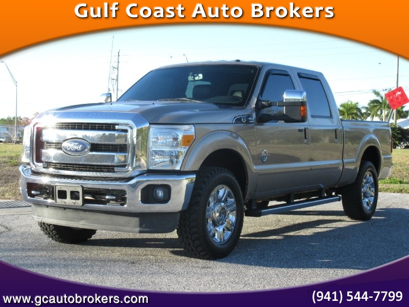 2014 FORD F250 LARIAT 4x4 NAVIGATION TURBO DIESEL 1FL OWNER TRUCK