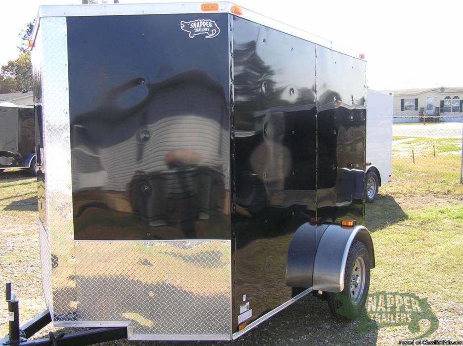 6x 8 feet NO Side Door NEW Enclosed Trailer with Additional 3 