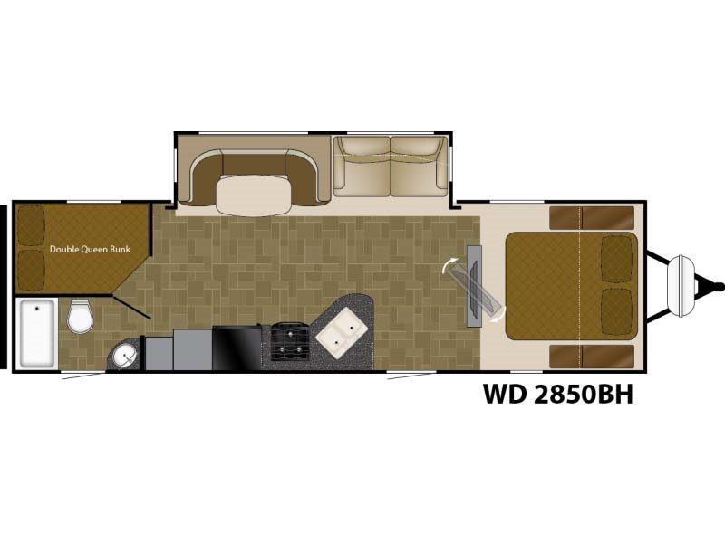 2017 Heartland Wilderness by Heartland WD 2850 BH