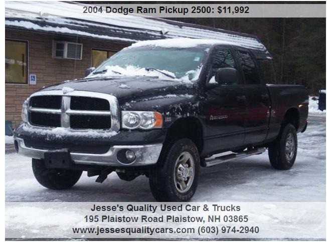 2004 Dodge Ram 2500 4dr Quad Cab 160.5\\\ WB 4WD ST