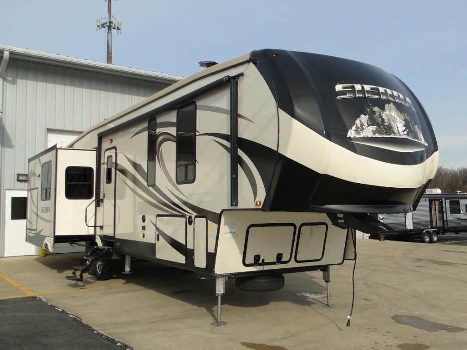 2017 Forest River Sierra 372LOK Rear Living