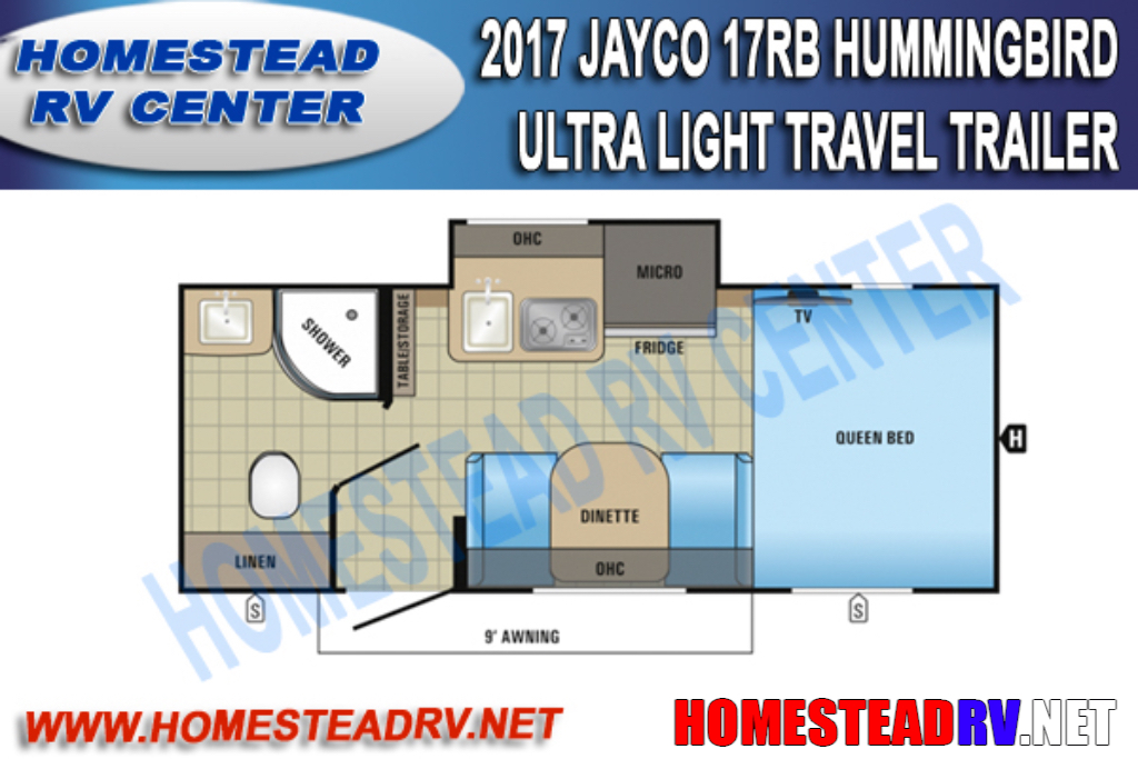 2017 Jayco 17RB HUMMINGBIRD