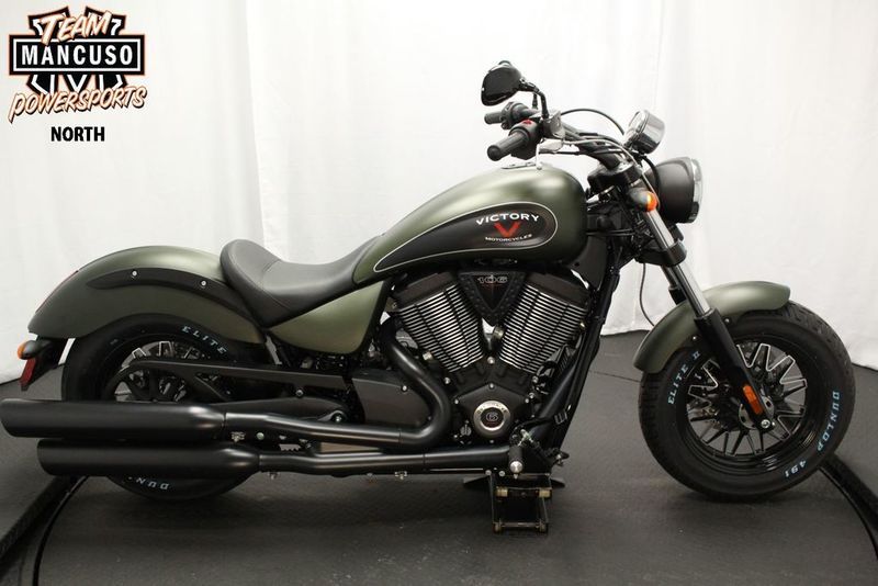 2017 Victory Gunner Suede Green Metallic