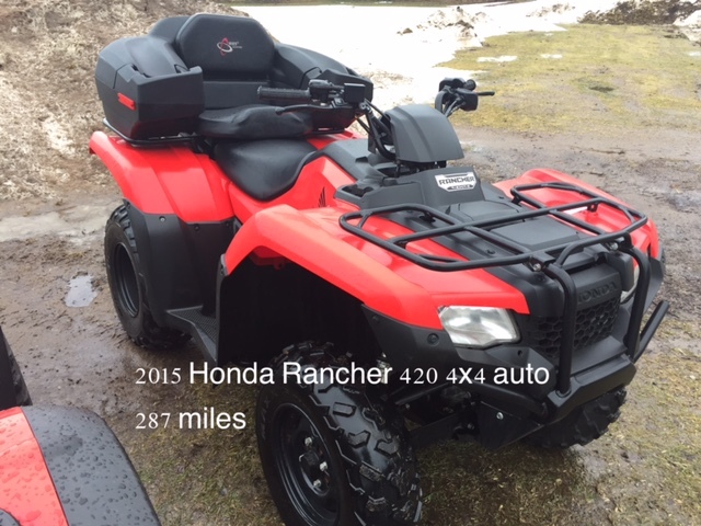 2015 Honda FourTrax Rancher 4x4 Automatic DCT