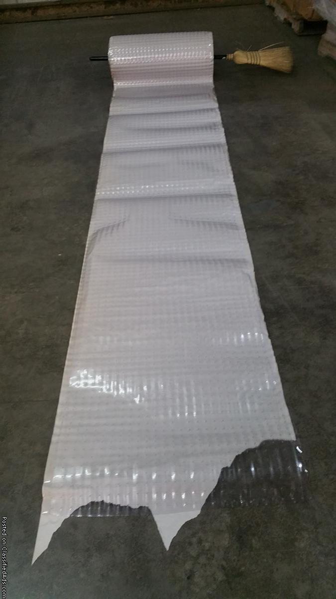 CLEAR VINYL CARPET PROTECTOR ROLL 27 INCHES WIDE X 100 FT LONG Style # VCP-5, 1