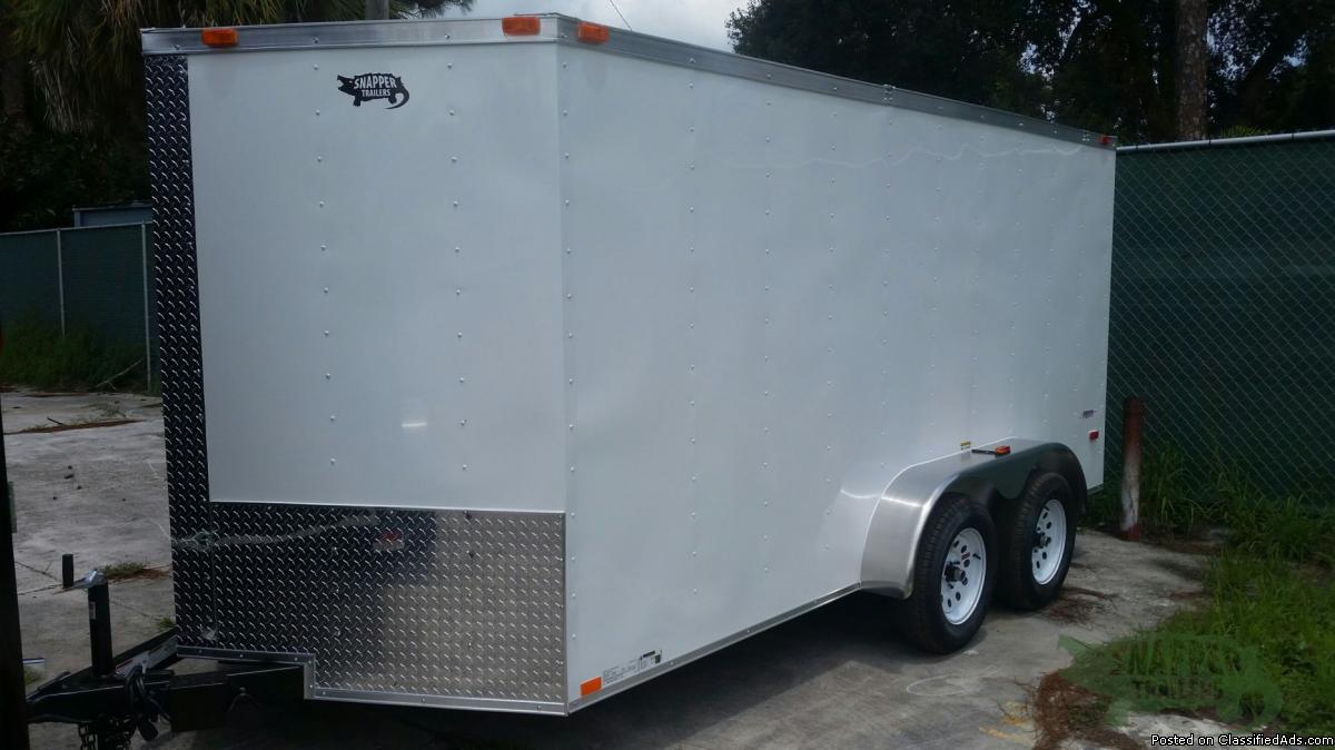 Moving Trailer  7' x 14 Wht Ext. NEW for SALE!