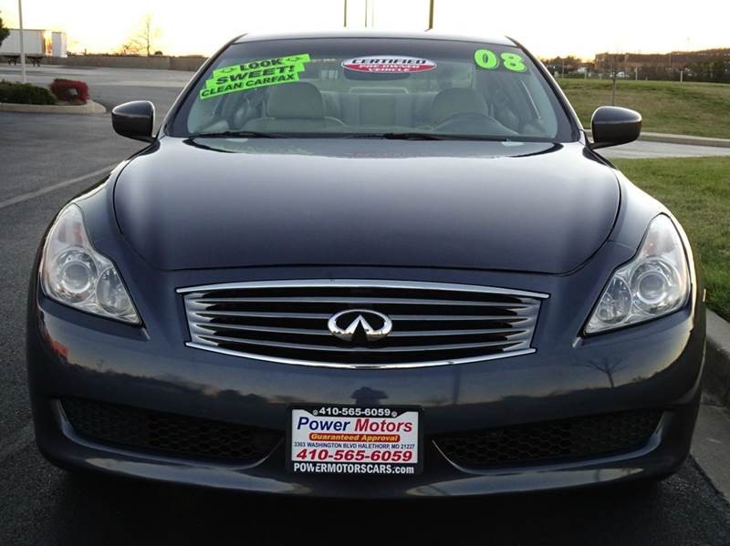 2008 Infiniti G37 Journey 2dr Coupe