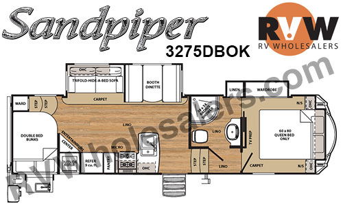 2017 Forest River Sandpiper HT 3275DBOK