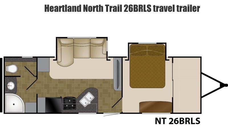 2017 Heartland North Trail 26BRLS