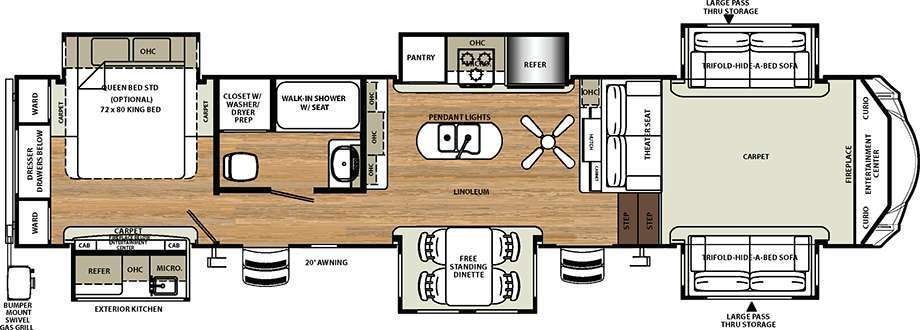 2017 Forest River Sierra RV 379 FLOK