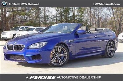 BMW : M6 Convertible Coupe Low Miles 2 dr Convertible Automatic Gasoline 4.4L 8 Cyl San Marino Blue M