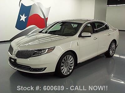 Lincoln : MKS LEATHER 2013 lincoln mks climate leather sync 20 wheels 14 k mi 600689 texas direct