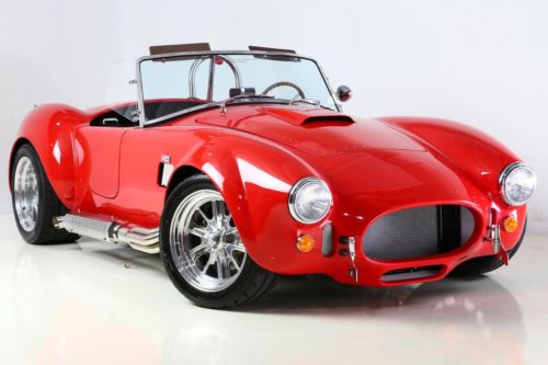 Shelby : RT3 Leather 1965 new backdraft roadster ford 302 crate engine t 5 trans red black interior