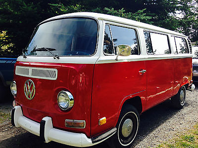 Volkswagen : Bus/Vanagon transporter bay 1971 vw transporter bay window bus h 4 1.6 liter rare classic daily runner