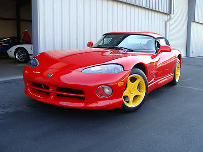 Dodge : Viper RARE EDITION - 1/166 1996 dodge viper rt 10 1 of only 166 made low miles hard top all stock