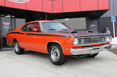 Plymouth : Duster 71 duster rotisserie restored 340 stroker 6 pak set up hemi orange 4 speed wow