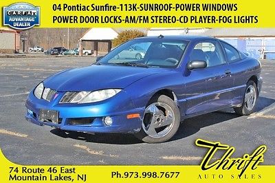 Pontiac : Sunfire Sunfire 04 pontiac sunfire 113 k sunroof power windows power door locks cd player