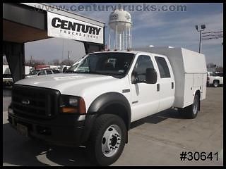 Ford : Other Pickups Crew Cab WB 4 wd powerstroke diesel 9 knapheide enclosed service body utility 4 x 4 we finance